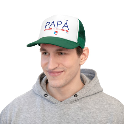 Papá Established 2024 Puerto Rican Pride Trucker Caps FREE SHIPPING