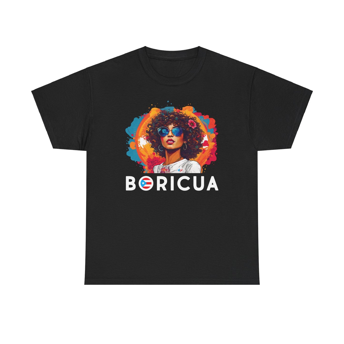 Boricua Girl Black Unisex Heavy Cotton Tee