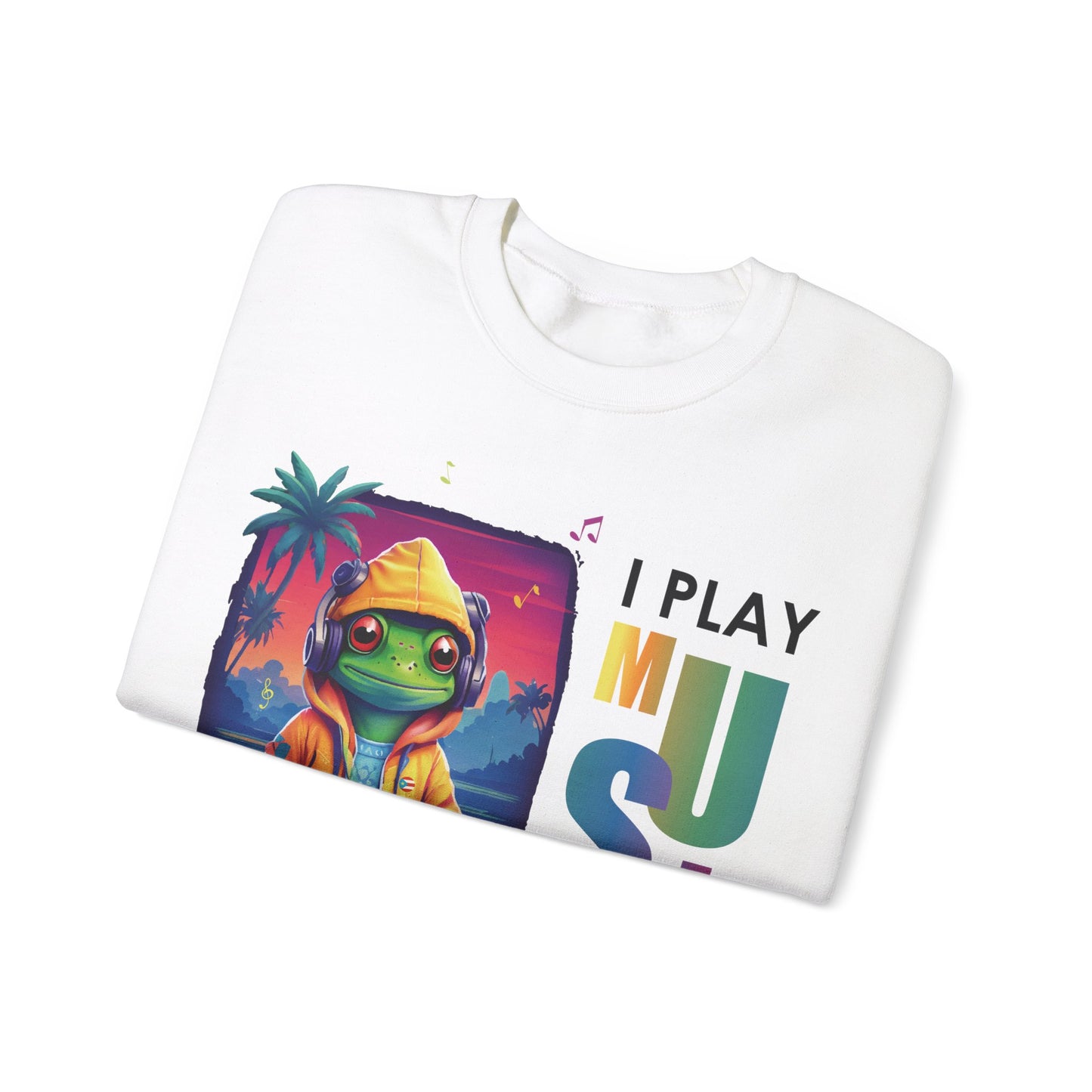 I Play Music Every Night Unisex Heavy Blend™ Crewneck Sweaters
