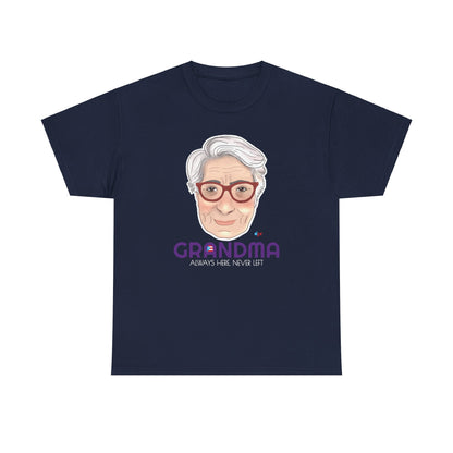 Abuela Boricua Always Here Never Left Heavy Cotton Tee