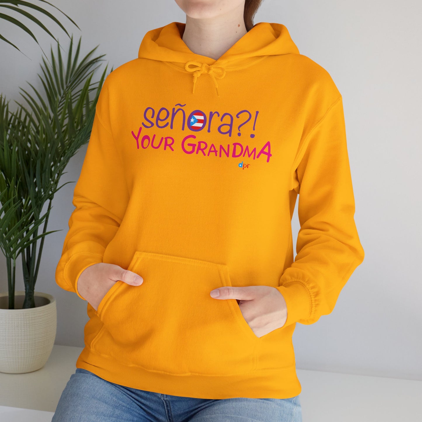 Señora Your Grandma Unisex Heavy Blend™ Boricua-Style Hoodies