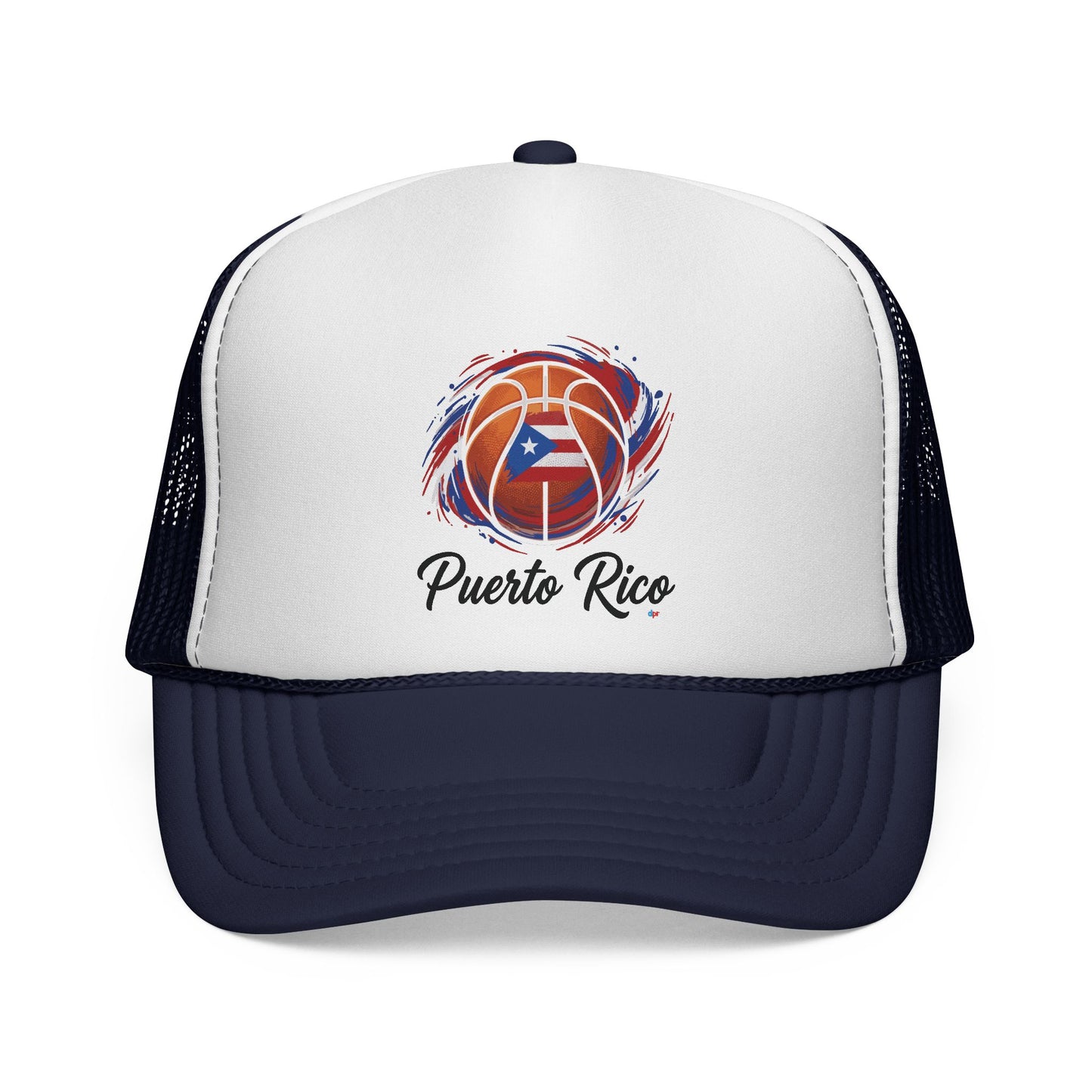 Puerto Rico Basketball Flag Trucker Caps FREE SHIPPING