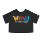 Wepa Boricua Flowy Cropped Tee