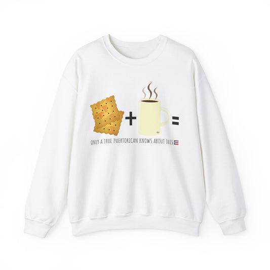 Crackers & Coffee True Puertorican Unisex Heavy Blend™ Crewneck Sweaters