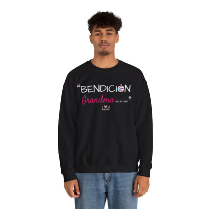Bendición Grandma Boricua Unisex Heavy Blend™ Crewneck Sweaters