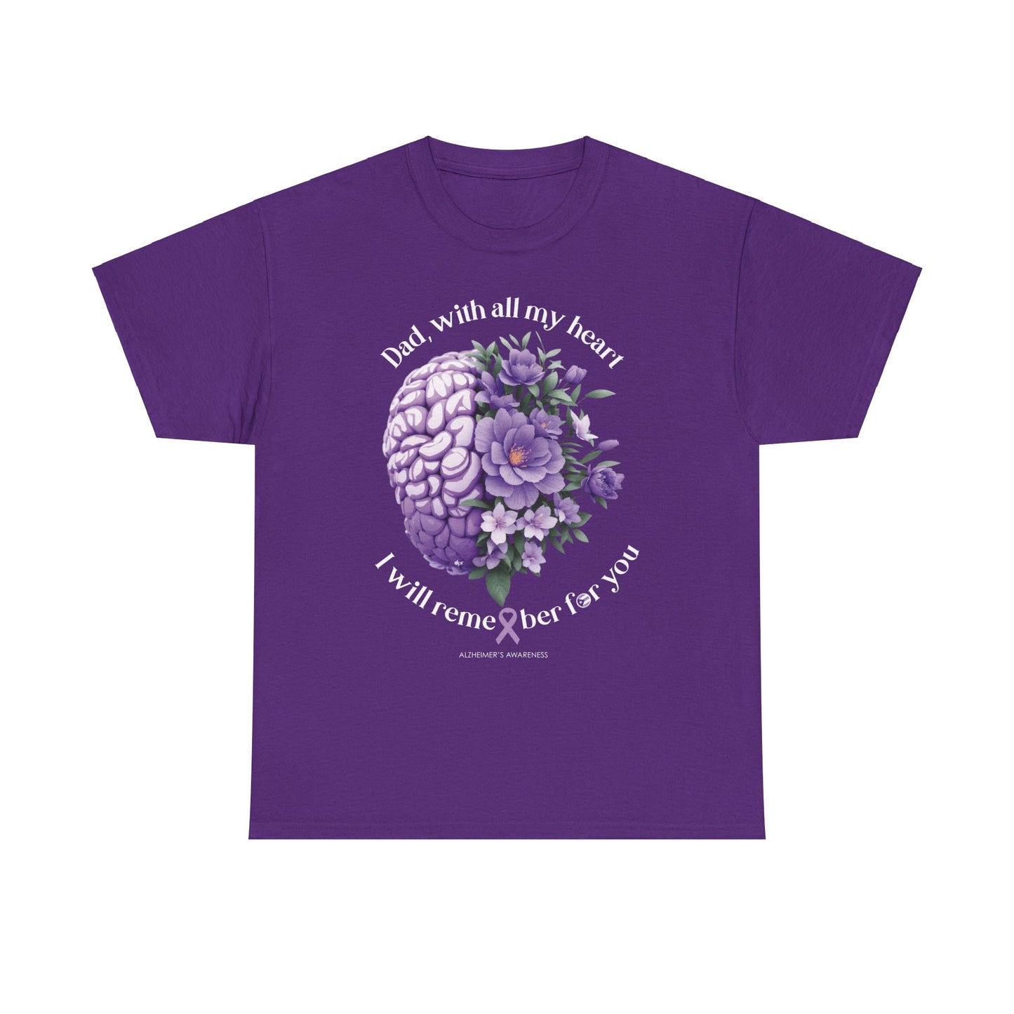 DAD I Will Remember for You  Unisex Heavy Cotton Tee