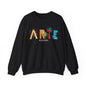 Arte My Passion Bandera Puerto Rico Heavy Blend™ Crewneck Sweaters
