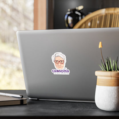 Grandma The Real Influencer Kiss-Cut Vinyl Decals