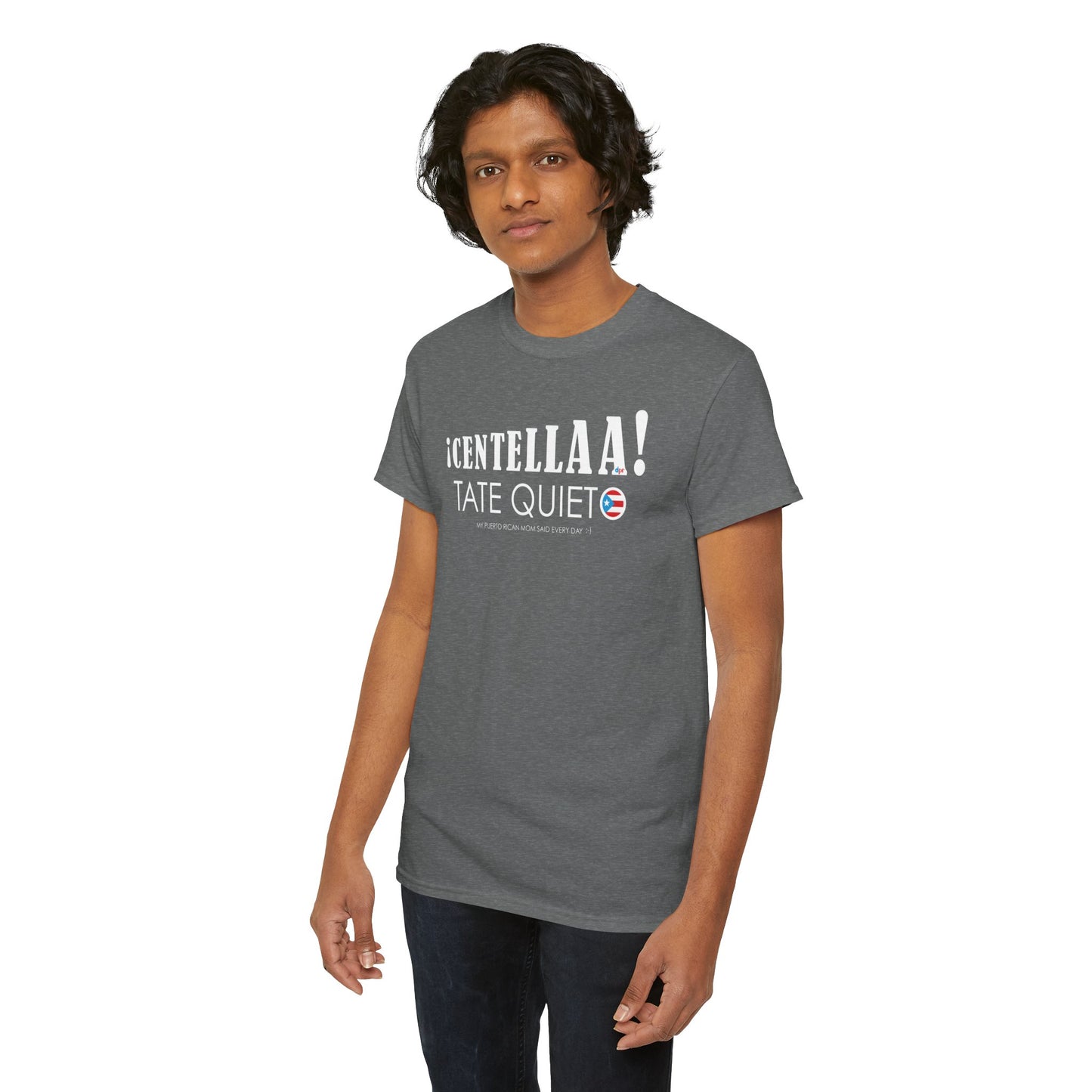 CENTELLA! Puerto Rican Mom  Unisex Heavy Cotton Tee