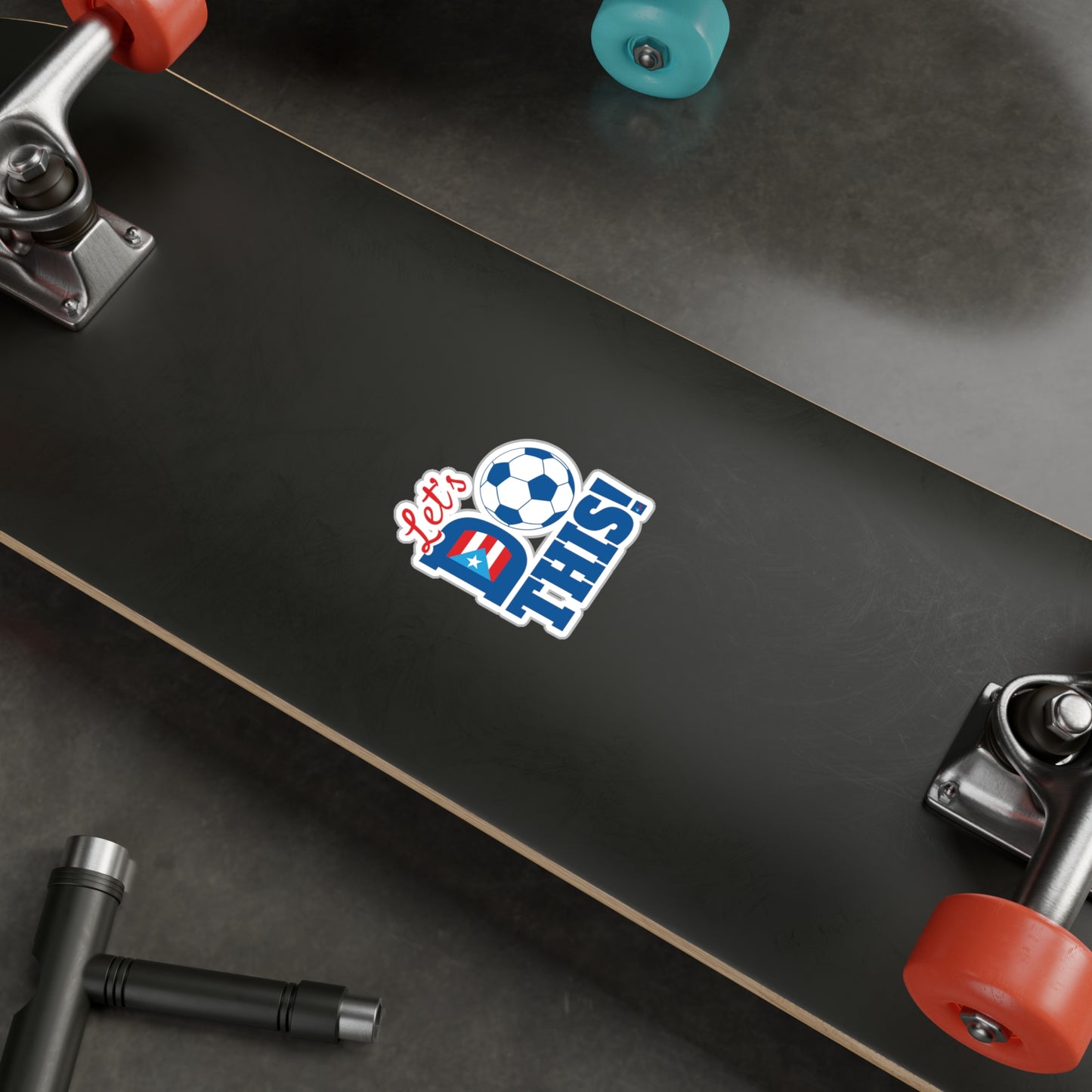 Let's Do This Soccer Boricua Kiss-Cut Vinyl Decals