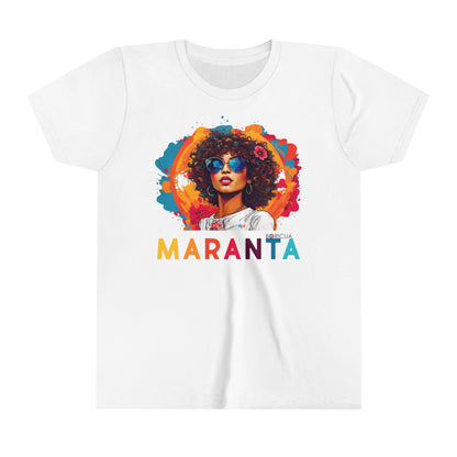 Maranta Boricua Girl Youth Short Sleeve Tee