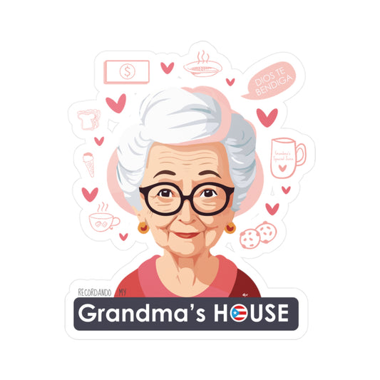 Recordando My Grandma's House Waterproof Kiss-Cut Vinyl Decals
