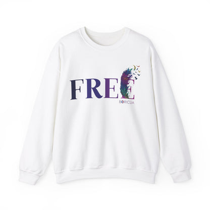 Free BORICUA Unisex Heavy Blend™ Crewneck Sweaters