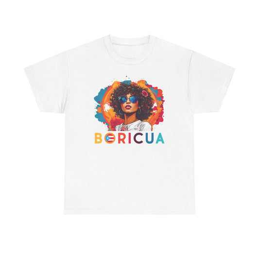 Boricua Girl Colors Unisex Heavy Cotton Tee