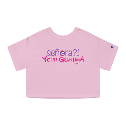 Señora Your Grandma Women's Flowy Cropped Tee