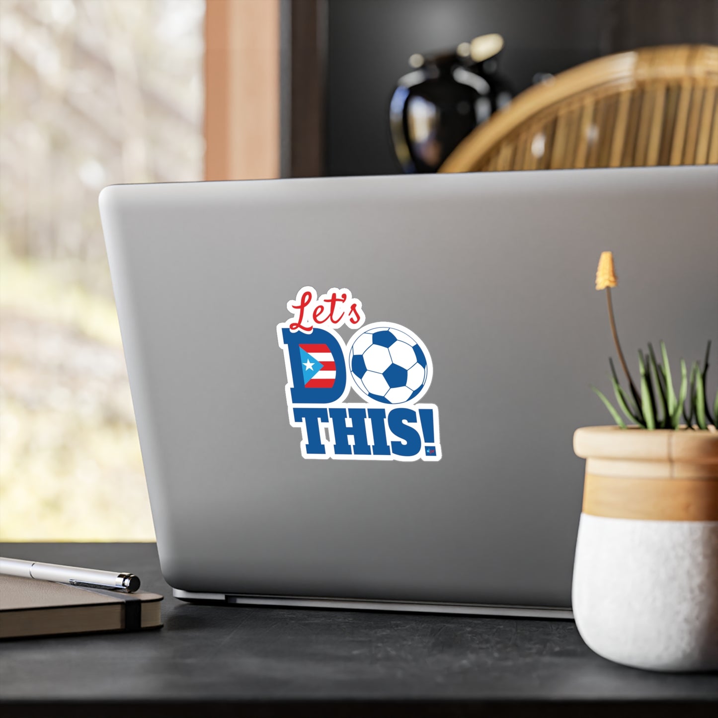 Let's Do This Soccer Boricua Kiss-Cut Vinyl Decals