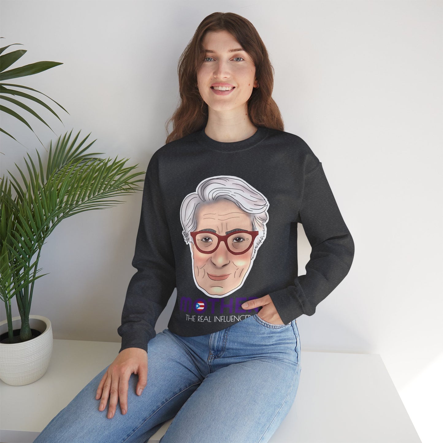 Mother The Real Influencer Heavy Blend™ Crewneck Sweatshirt