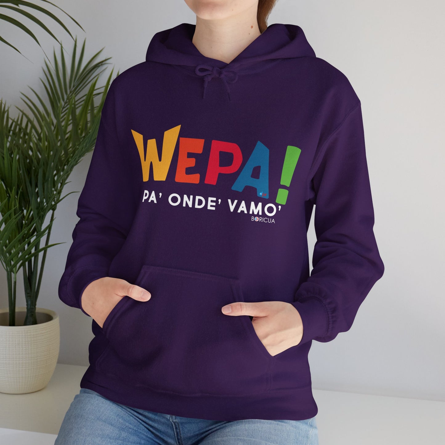 Wepa Boricua! Unisex Heavy Blend™ Boricua-Style Hoodies