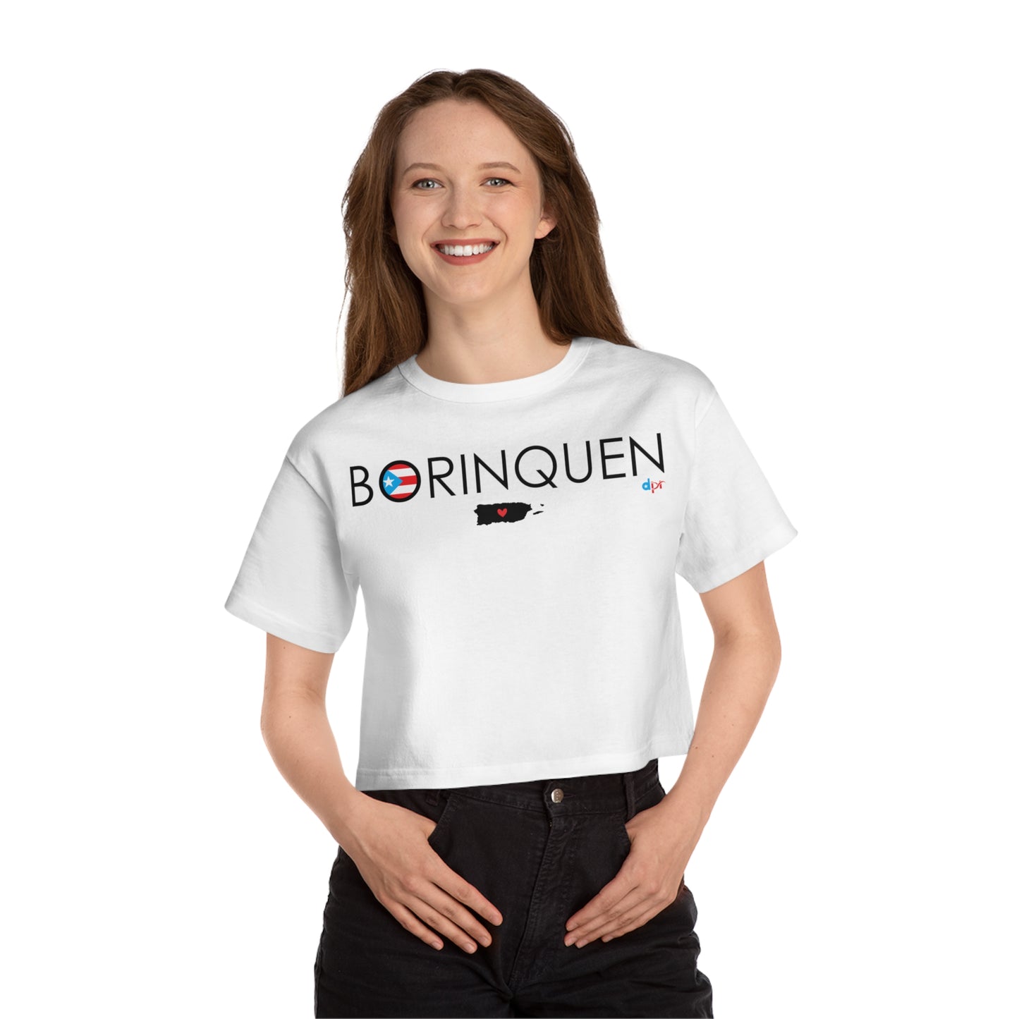 Borinquen Women's Flowy Cropped Tee