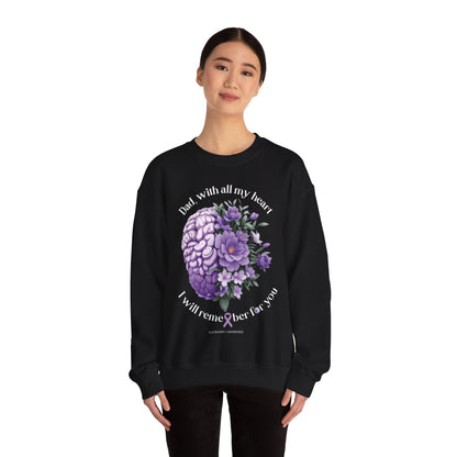 DAD I Will Remember for You Heavy Blend™ Crewneck Sweaters
