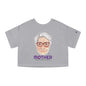 Mamá Boricua Always Here Never Left Women's Flowy Cropped Tee