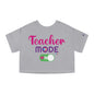 Teacher Mode ON - Back To School Boricua T Shirt Flowy Cropped Tee