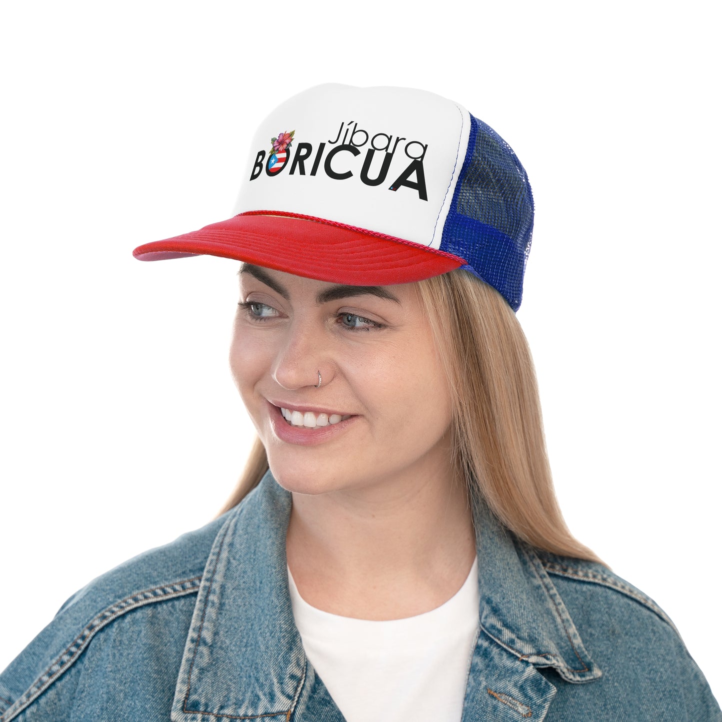 Jíbara Boricua Puerto Rican Pride Trucker Caps FREE SHIPPING