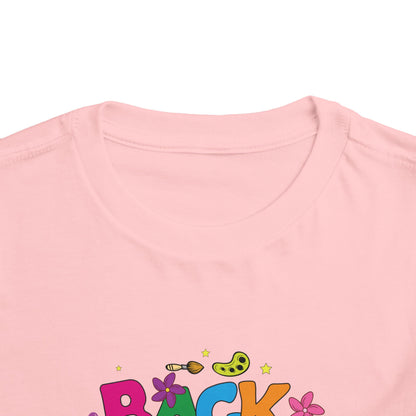 Back To School Boricua Girl Toddler Short Sleeve Tee