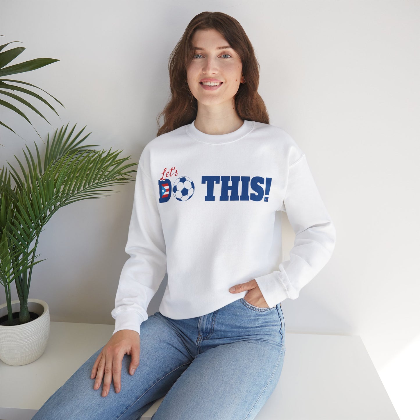 Let's Do This Soccer Heavy Blend™ Crewneck Sweatshirt