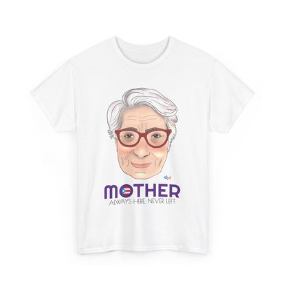 Mamá Boricua Always Here Never Left Heavy Cotton Tee