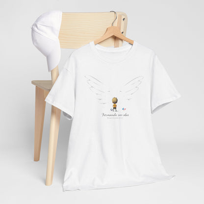 "Formando sus Alas" Soccer Player Unisex Heavy Cotton Tee