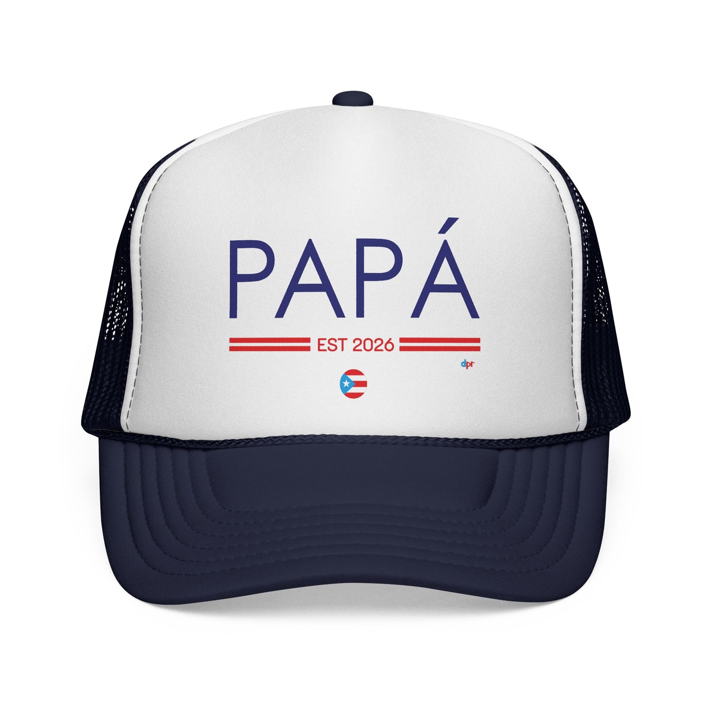Copy of Papá Established 2026 Puerto Rican Pride Trucker Caps FREE SHIPPING