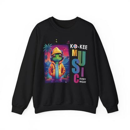 Coqui I Play Music Every Night Unisex Heavy Blend™ Crewneck Sweaters