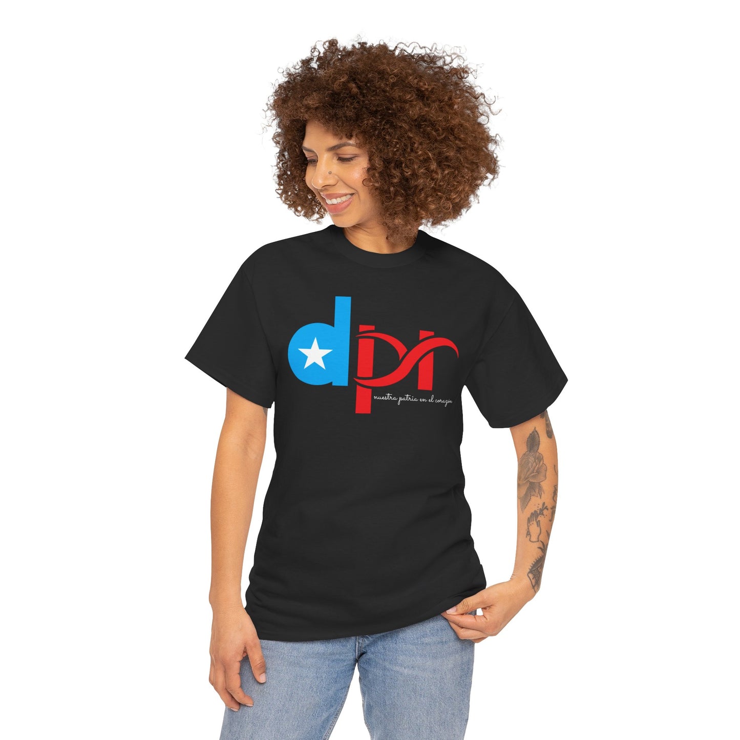Dpr Nuestra patria en el corazón Regular Unisex Heavy Cotton Tee