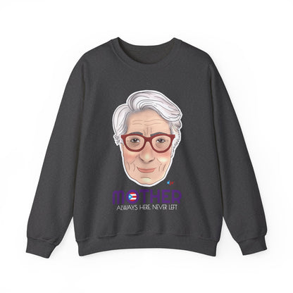 Mamá Boricua Always Here Never Left Heavy Blend™ Crewneck Sweatshirt