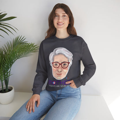 Mamá Boricua Always Here Never Left Heavy Blend™ Crewneck Sweatshirt