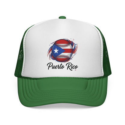 Puerto Rico Baseball Flag Trucker Caps FREE SHIPPING