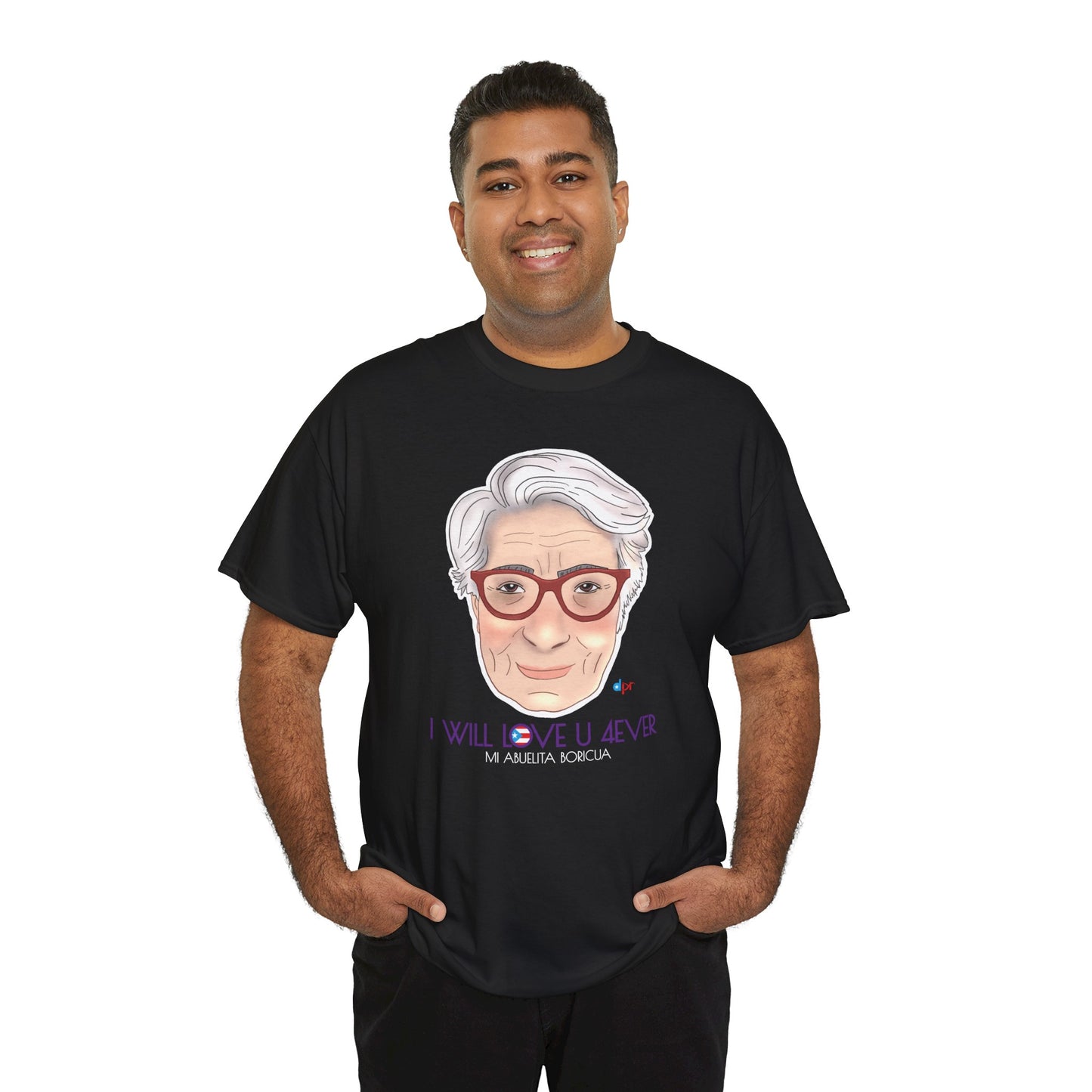 I Will Love You Forever Abuelita Boricua Heavy Cotton Tee
