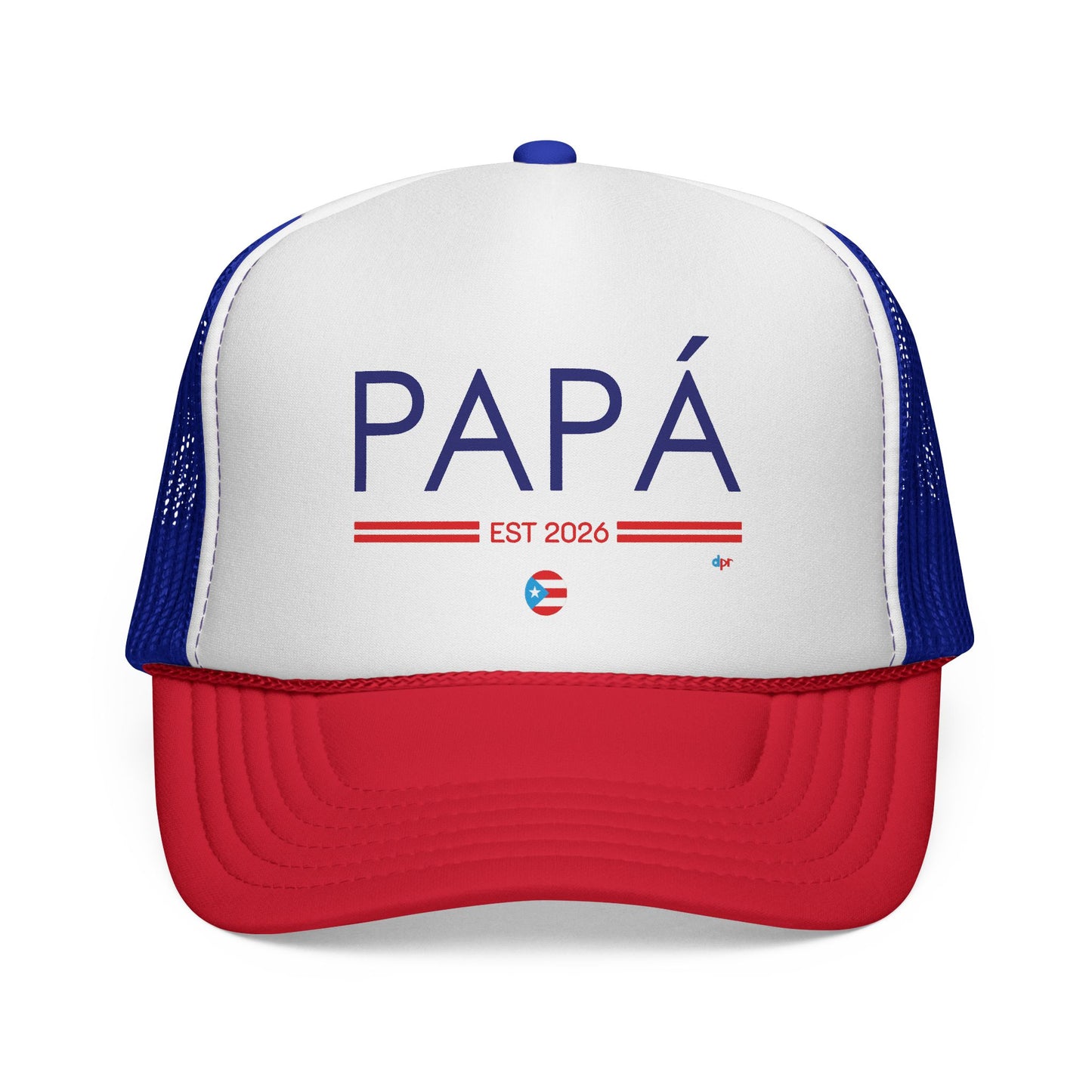 Copy of Papá Established 2026 Puerto Rican Pride Trucker Caps FREE SHIPPING