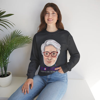 Mamá Boricua Always Here Never Left Heavy Blend™ Crewneck Sweatshirt