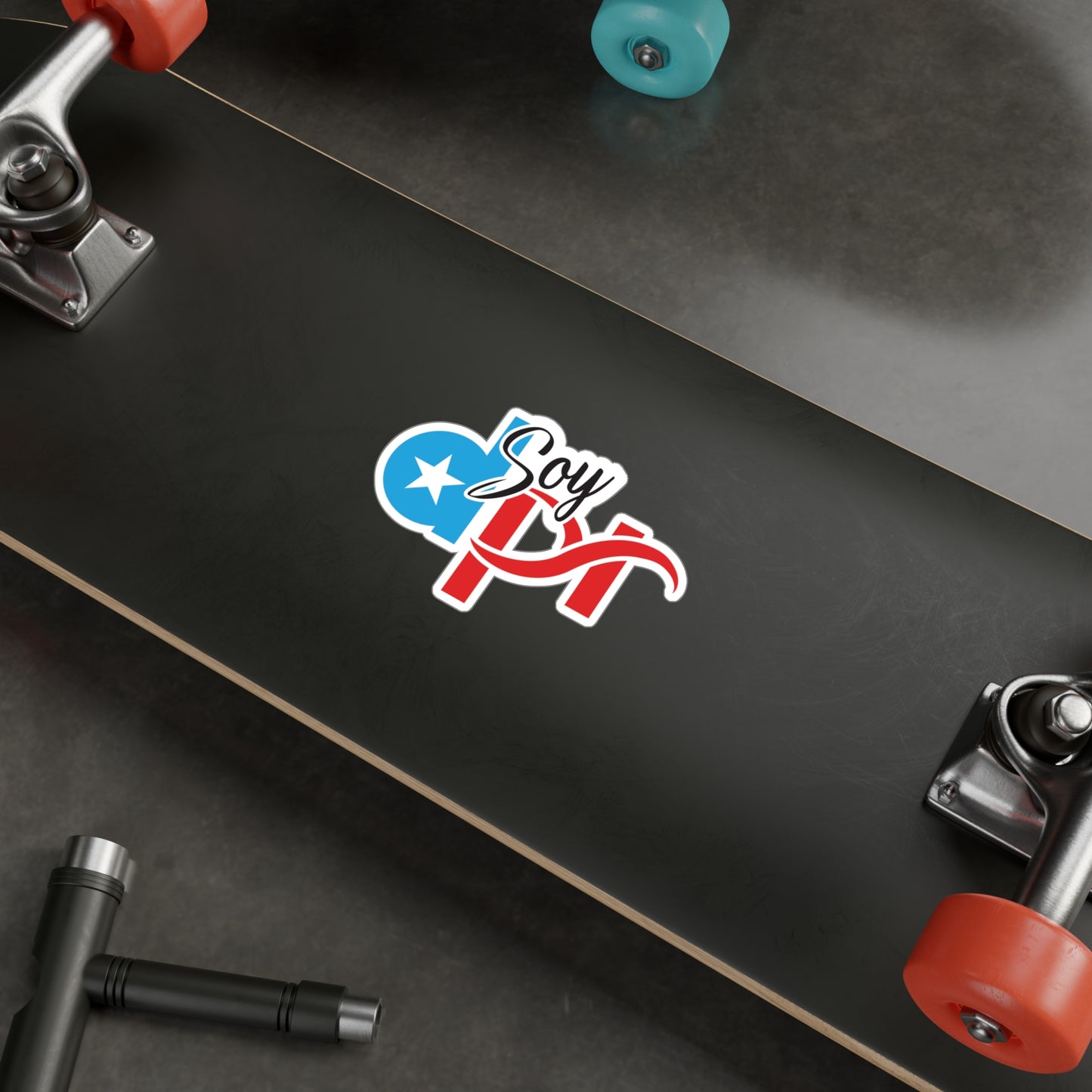 Soy De Puerto Rico Waterproof Kiss-Cut Vinyl Decals