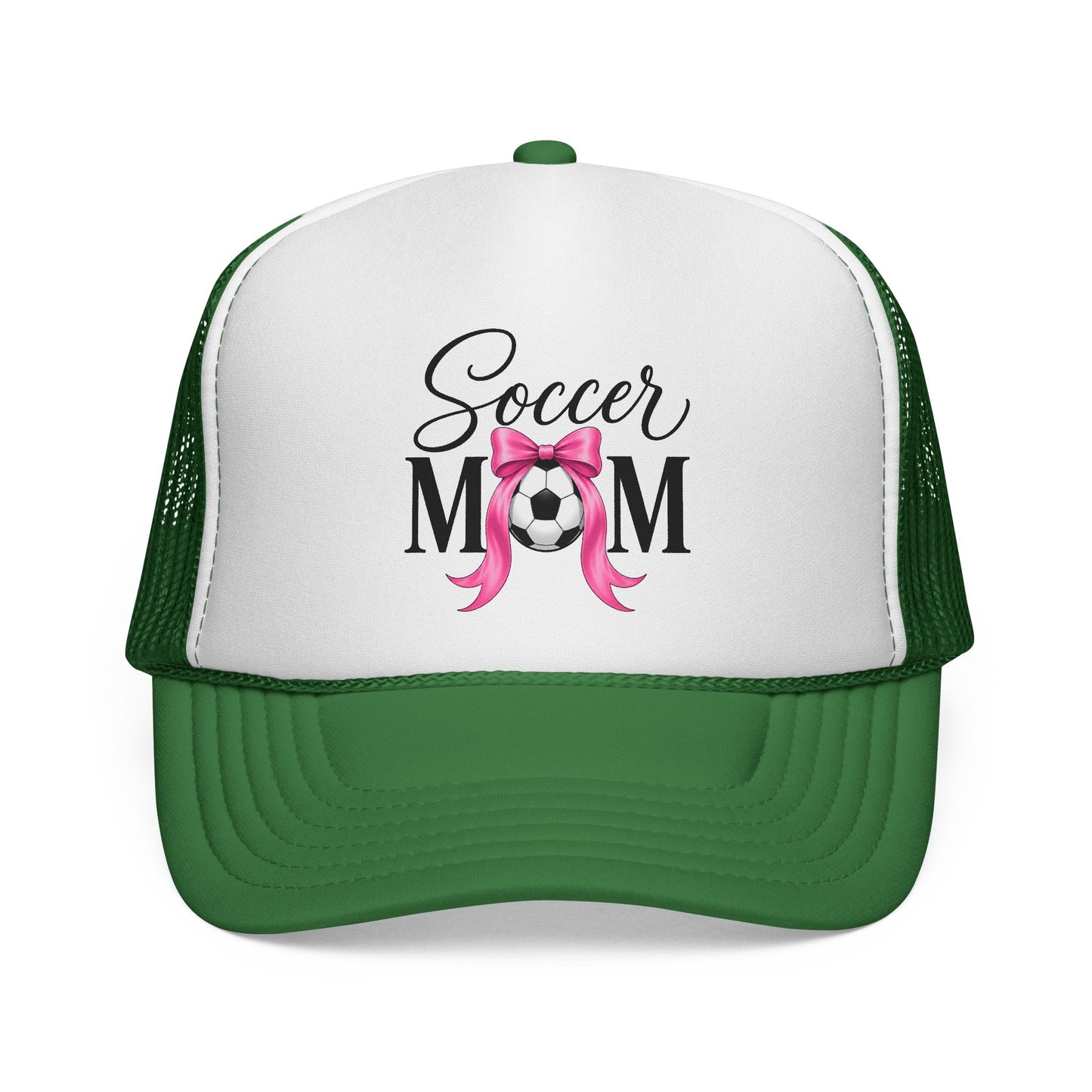 Soccer Mom Boricua Red Bow Puerto Rican Flag Trucker Caps FREE SHIPPING