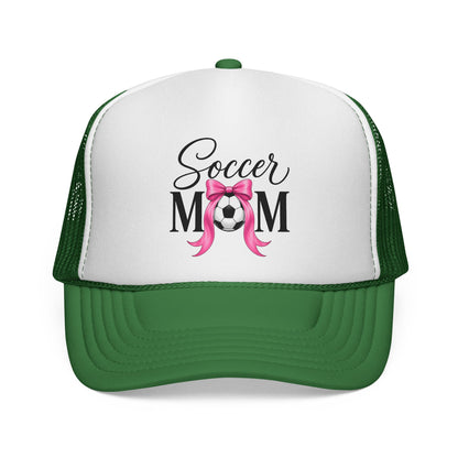 Soccer Mom Boricua Red Bow Puerto Rican Flag Trucker Caps FREE SHIPPING