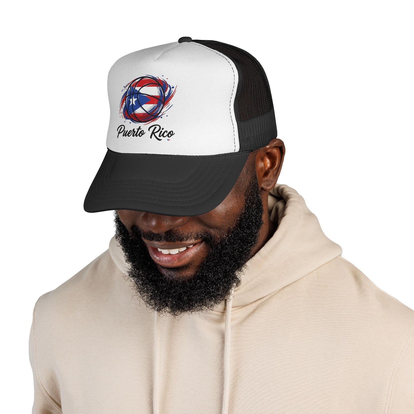 Puerto Rico Basketball Flag 2 Trucker Caps FREE SHIPPING
