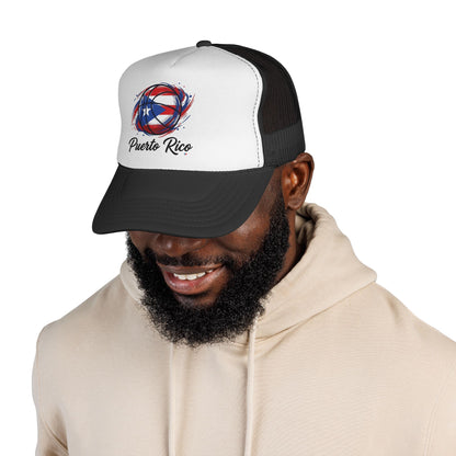 Puerto Rico Basketball Flag 2 Trucker Caps FREE SHIPPING