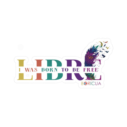 Free Rainbow Waterproof Kiss-Cut Vinyl Decals