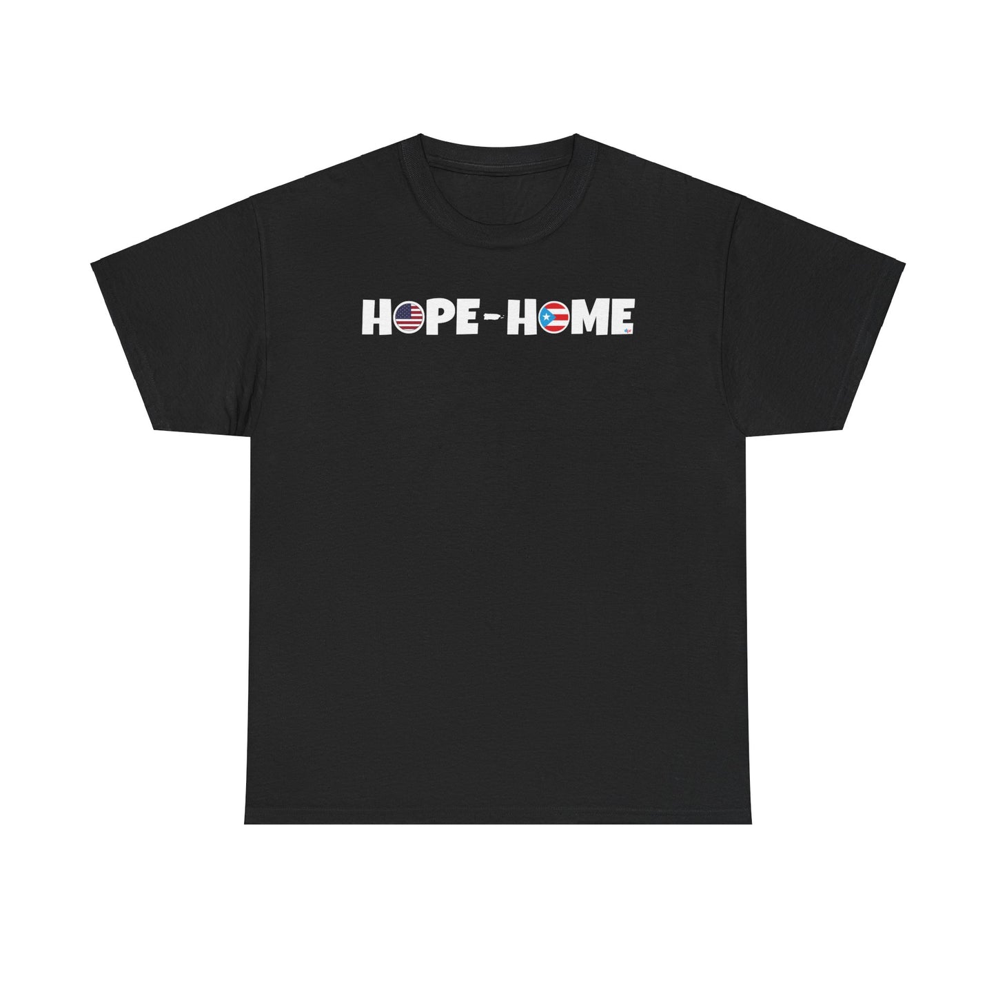 HOPE HOME BANDERA PUERTO RICO Unisex Heavy Cotton Tee