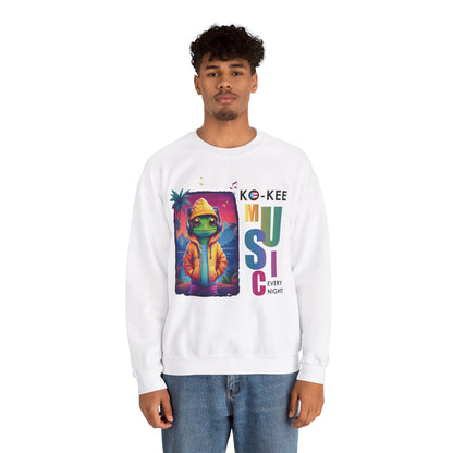 Coqui I Play Music Every Night Unisex Heavy Blend™ Crewneck Sweaters