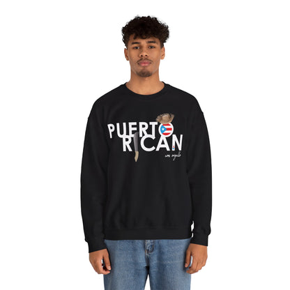 Puerto Rican con orgullo 2 Unisex Heavy Blend™ Crewneck Sweaters
