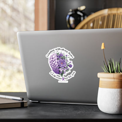 GRANDMA I Will Remember for You  Waterproof Kiss-Cut Vinyl Decals